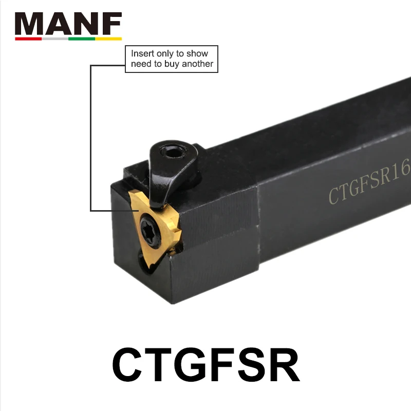 MANF CTGFSR2020K 16 20MM 25MM Width Groove CNC Lathe Machining Cutting