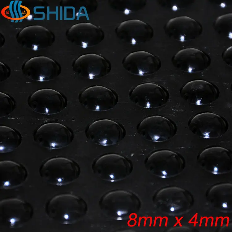 

500 pcs 8 mm x 4 mm Self Adhesive Black Round Anti Slip Rubber Bumper Silicone Feet Pads High Sticky Silicone Shock Absorber