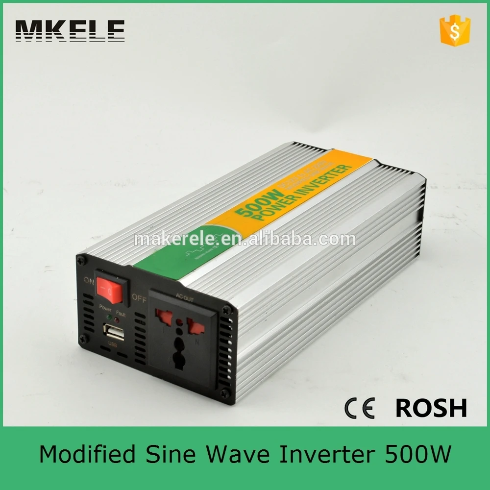 

MKM500-242G modified sine 24VDC to 220VAC 500 watt electricity power inverter for home power inverter with CE RoHS