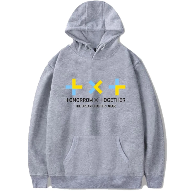 kpop Txt concert The Dream Chapter Star Album men Hooded Sweatshirt Harajuku TOMORROW X TOGETHER Hoodies pullover (1)