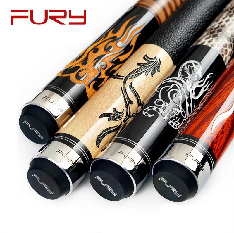 

2019 FURY LE 2-Piece Pool Cue 11.75mm Tip 13mm Tip North America Maple Billard Cue Stick Pool Stick HTO KTO Shaft Carving Cue