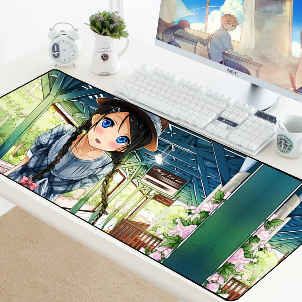  Gaming Mouse Pad Locking Edge Large Anime Mouse Mats PC Computer Laptop Non-Skid Rubber Mouse pad f