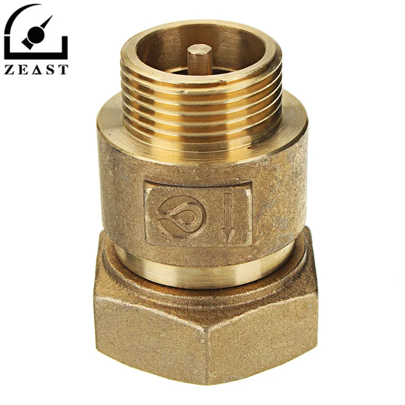 Buy Brass Water Meter Check Valve Straight Telescopic