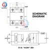 SSR-25DA 40A Input 3-32V DC Output 24-380V AC Solid State Relay Module Single Phase Semi-Conductor Relay Shield Board ► Photo 2/6