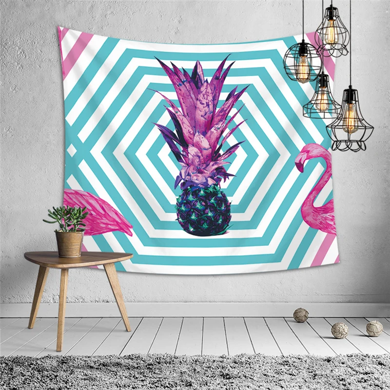 Полиэстер Йога коврики Пледы Тонкий крапет ананас Boho Chic украшения интимные аксессуары индийский гобелен на стене искусств и ремесел