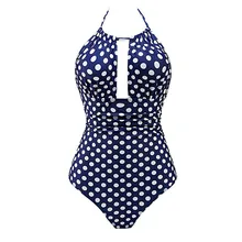 Новинка, Цельный купальник для женщин, плюс размер, одежда для плавания, большой размер, Ретро стиль, с подкладкой, пляжные купальники, одежда для плавания, 4XL