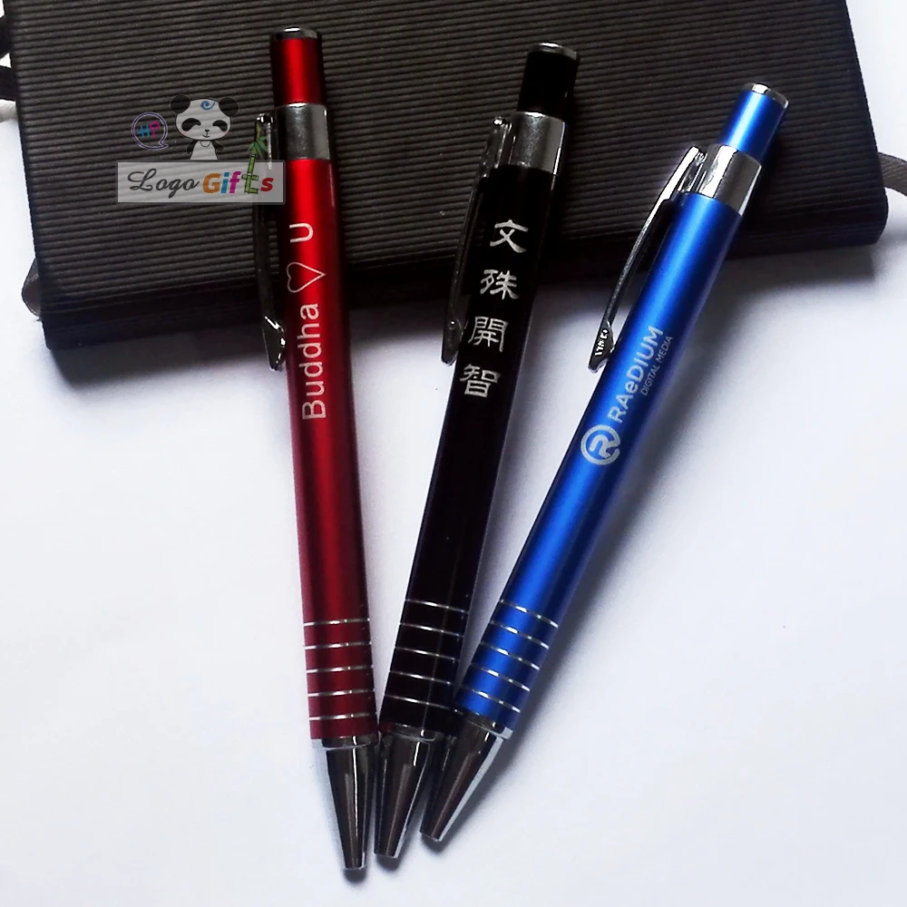 

10colors metal wedding pens laser custom with any logo text and artwork free shipping 100pcs/lot for personalized wedding party