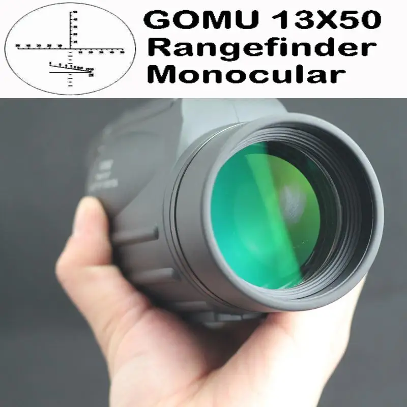 13X50 waterproof floating bird watch spotting scope font b rangefinder b font monocular telescope DY002