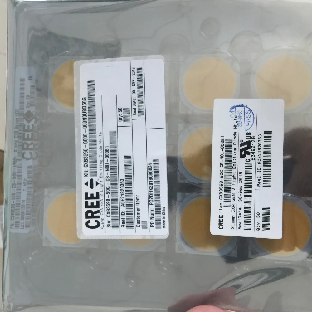 CREE COB CXB3590 светодиодный светильник для выращивания растений 3000K 3500K 5000K 80 CRI