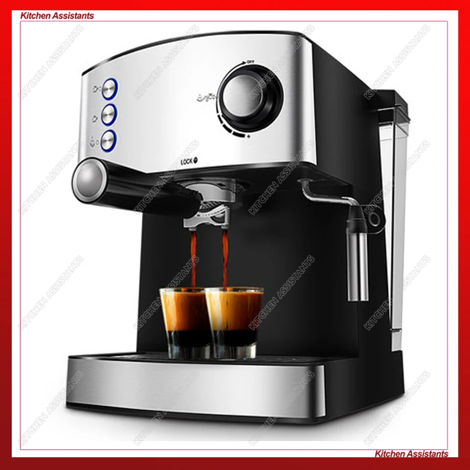 

KA6823 muti-function full-automatic italy type coffee espresso maker machine with high pressure bean grinding steam for home use