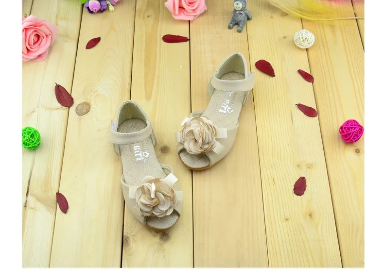 Г. весенне-летняя детская обувь для девочек из натуральной кожи с жемчужинами и цветами Босоножки Туфли для принцессы с бантом Праздничная обувь для девочек 330-A82