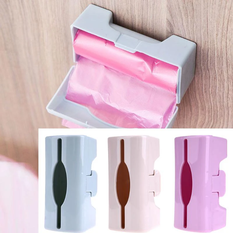 

Finishing Storage Box Kitchen Plastic Bag Wall-Mounted Garbage Bag Extraction Box Storage Box 12 X 5.5 X 5.2 Cm Drawer Organizer