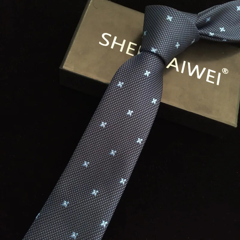 1200 pin Высокое качество Новые свадебные подарки цветочный галстук gravata тонкие галстуки для мужчин в полоску 6 см corbatas hombre lote галстук в горошек - Цвет: 13
