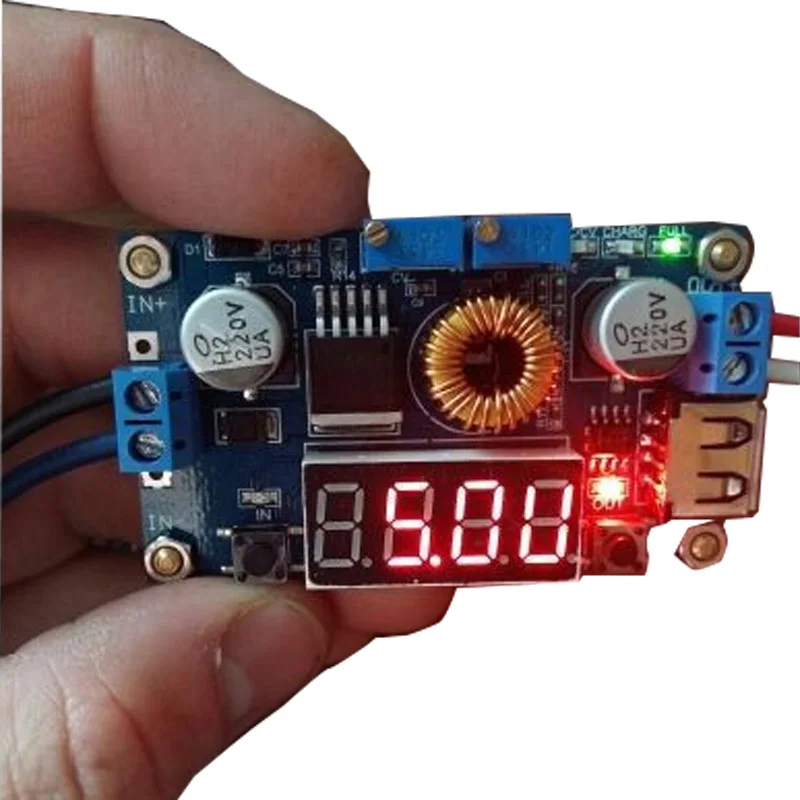 Step Down Buck Converter DC-DC 1.2-32V 5A Constant Voltage Current LCD Digital Display Adjustable Buck Power Supply Module Board