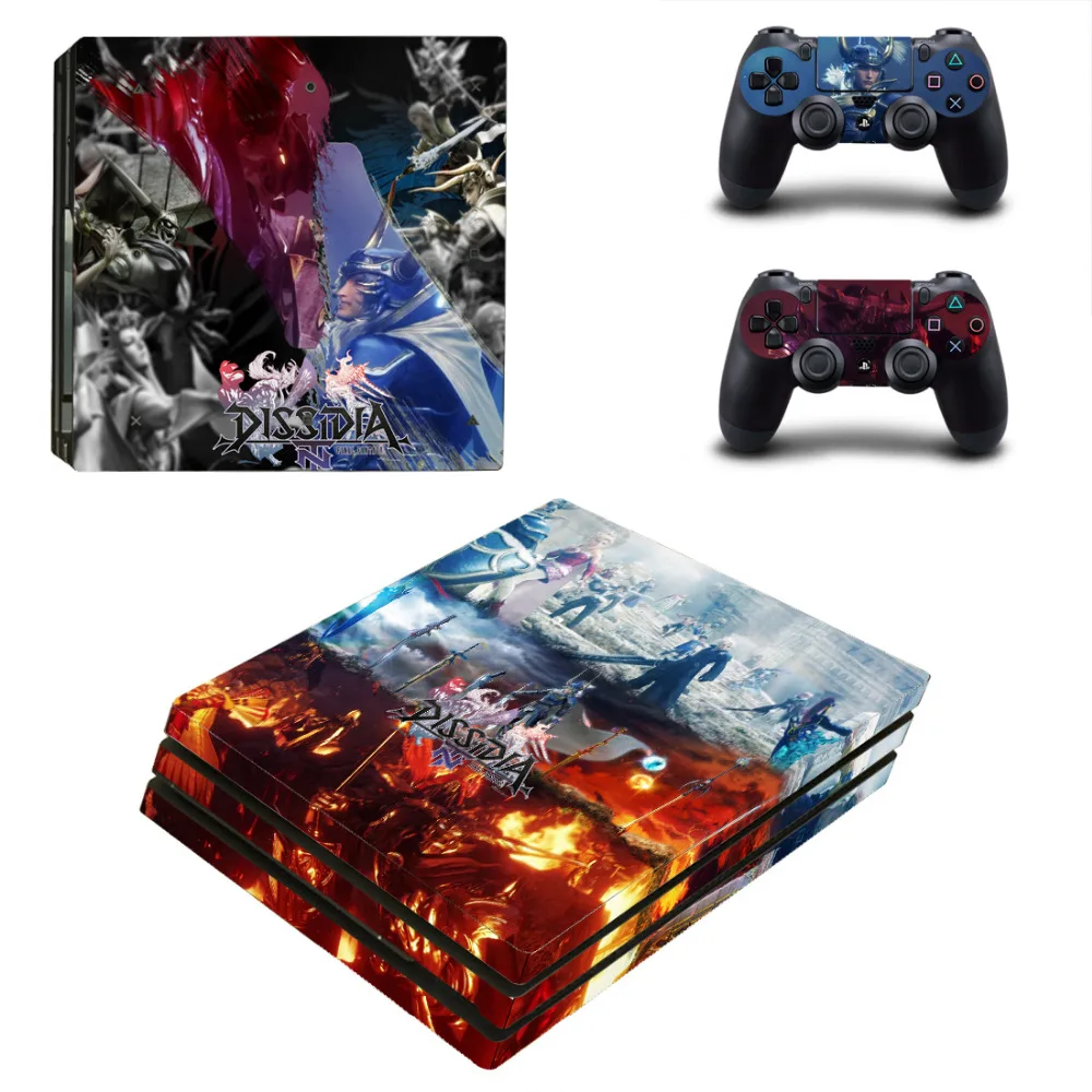 

Dissidia Final Fantasy NT PS4 Pro Skin Sticker Decal for PlayStation 4 Console and 2 Controllers PS4 Pro Skin Sticker Vinyl