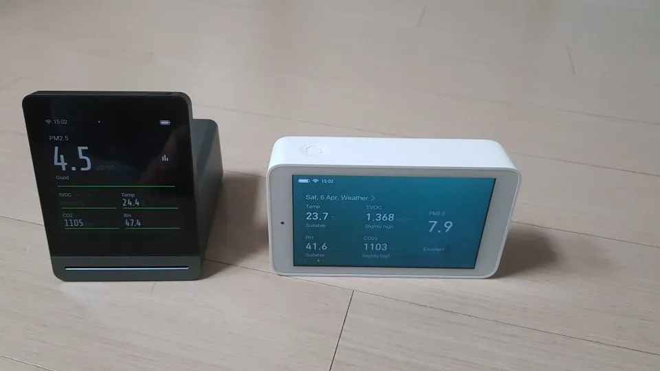 Xiaomi Mijia ClearGrass Air monitor retina сенсорный ips экран мобильное сенсорное управление Крытый открытый прозрачный газон детектор воздуха