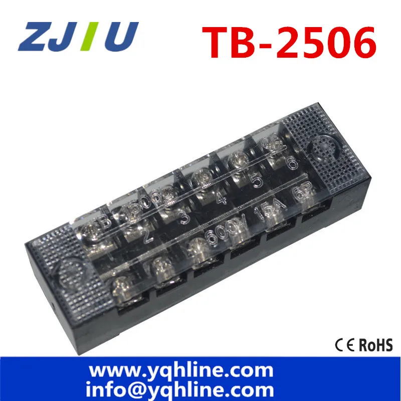 Клеммные блоки TB-2506 (25A 6 P) Соединительная панель коробка провода 5 шт./лот Высокое