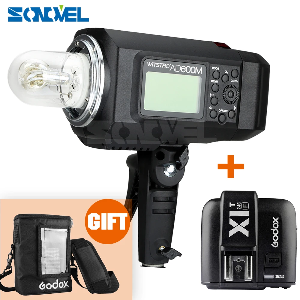 Godox AD600M 600W 2.4G 8700mAh Li on Battery Portable Flash Strobe