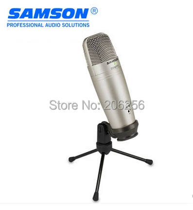 Samson C01U Pro USB Studio Condenser Microphone with Real time monitoring large diaphragm condenser microphone for broadcasting|studio condenser microphone|condenser microphoneusb studio condenser microphone - AliExpress
