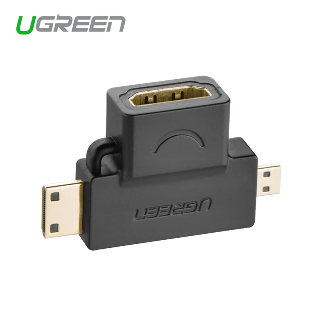 Best Offers Ugreen 3 in 1 Mini HDMI Male Micro HDMI male to HDMI Female Converter adapter for tablet pc tv mobile phone HDMI adapter Best Offers Ugreen 3 in 1 Mini HDMI Male Micro HDMI male to HDMI Female Converter adapter for tablet pc tv mobile phone HDMI adapter