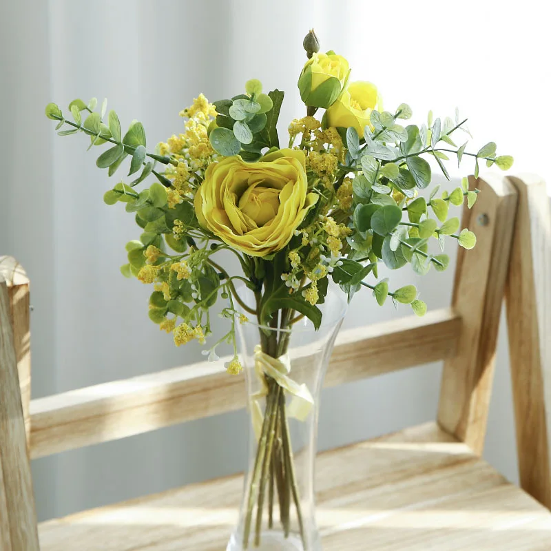 

Klonca Luxury Natural Silk Flower 38cm 1pc Artificial Flower Bouquet Fake Flower Gypsophila Home Party Wedding Decoration