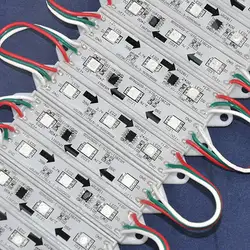 100 шт. WS2811 2811 IC, 3led/шт 5050 RGB LED Pixel цифровой модуль string свет Водонепроницаемый DC12V