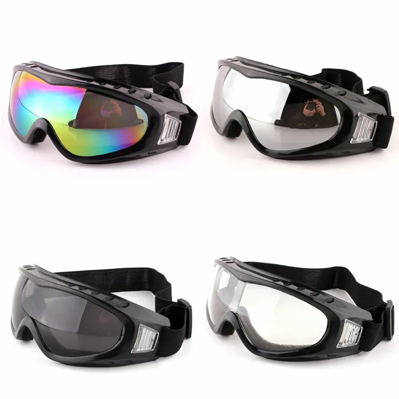 Winter Snow Sports Anti-Fog Goggles Men Women Ski Snowboard Snowmobile Sunglasses Sun Glasses Dustproof Windproof Eyewear UV400