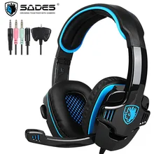 PS4 Headset Gamer Casque Sades SA780GT 3.5mm Gaming Headphones With Mic Nosise Cancelling For a Mobile Phone/New Xbox One/360/PC