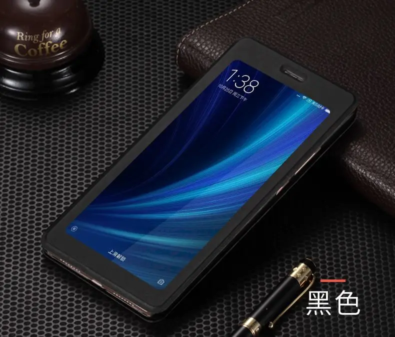 4 цвета для Xiaomi Mi Note 3 Чехол-книжка для телефона чехол Smart защитный чехол для Xiaomi Mi Note 3 5,5 ''Авто интеллигентая(ый) сна и пробуждения - Цвет: window black