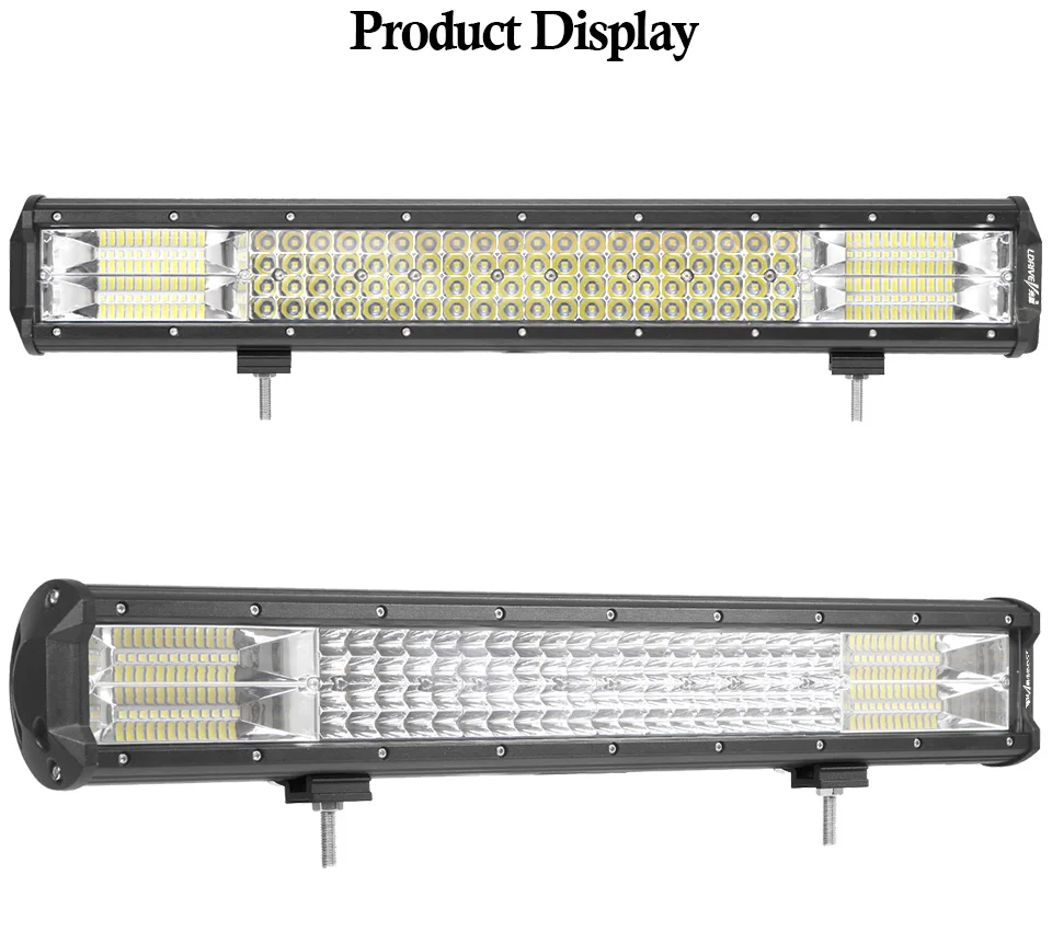 Ldrive 20 "384 Вт 4 ряд светодиодный бар 4x4 4WD поезда Лодка ATV UTV ето Лодка внедорожник вождения Туман свет для Jeep Wrangler Land Cruiser 12 В 24 В