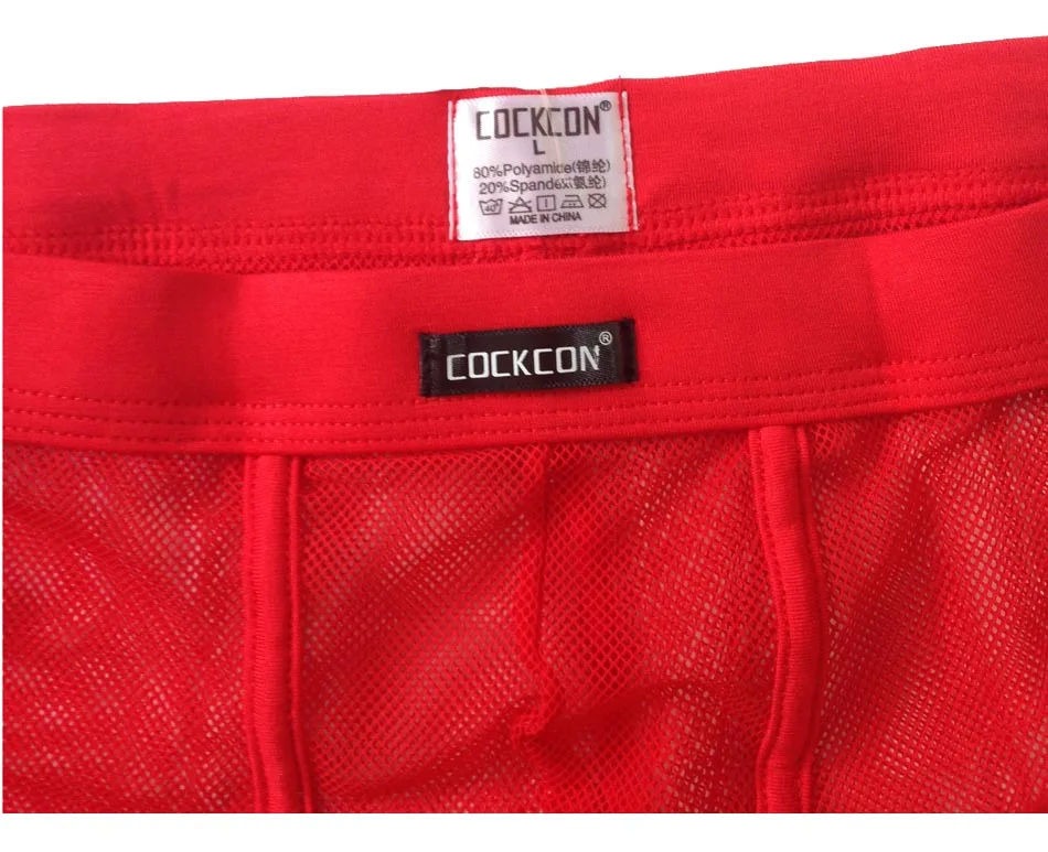 Hot! 2017 New Famous Brand Underwears Men's Boxers Shorts Sexy Mesh Men Panties Sexy Trunks shorts for Men Calecon Homme (9)