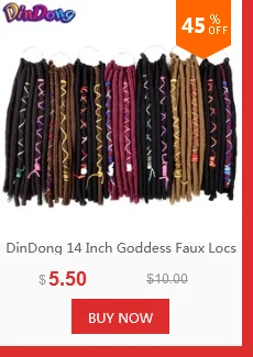 DinDong косы с крючком, косички с синтетическими волосами, 12, 18, 22 дюйма, блонд, коричневый, бордовый цвет волос для черных женщин