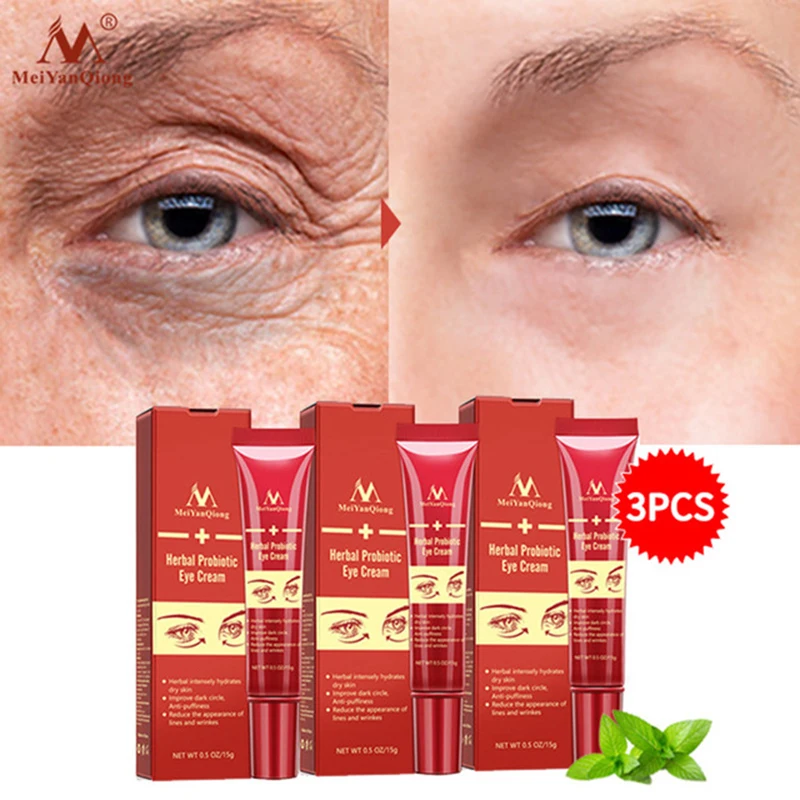 Herbal Probiotic Hyaluronic Acid Eye Cream Anti Wrinkle Remove Dark