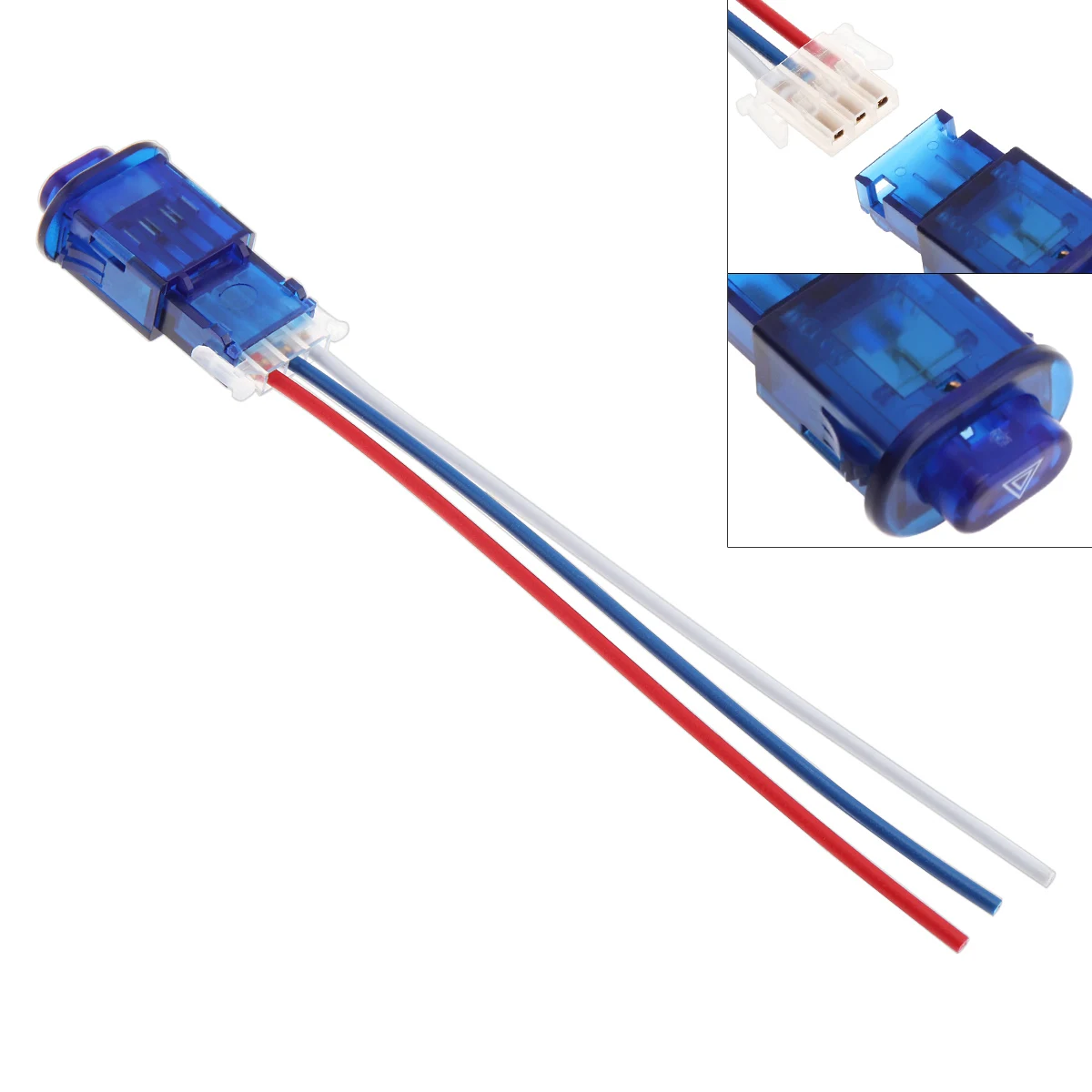 

Motorcycle Switch Hazard Light Switch Button Double Flash Warning Emergency Lamp Signal Flasher for Electric Vehicle Motorcycle