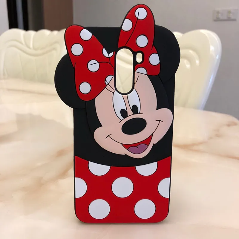 

For Xiaomi Pocophone F1 Case Soft Silicone Cartoon Minnie Back Cover Cute Bag For Xiaomi Pocophone F1 Poco F1 Case