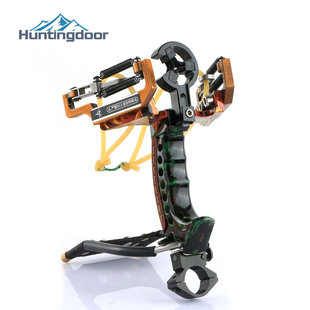 Huntingdoor Fishing Slingshot Kit Archery Slingbow Hunting Fish Folding