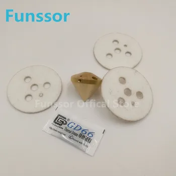

Funssor Diamond Hotend ceramic Insulators Kit with insulators thermal paste and 1.75MM filament diamond nozzle 0.4MM
