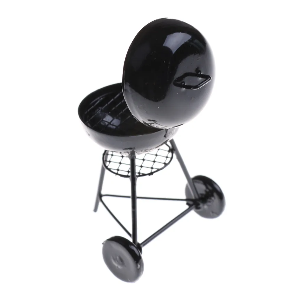 

1PC Dollhouse Picnic Grill - Dollhouse Miniature Kitchens Picnic Grill BBQ Cooking Oven Metal 2PCS Barbecue Locking Tongs