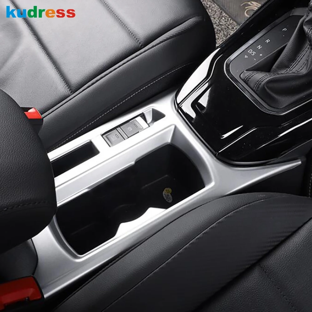 

For Volkswagen T-Roc 2017 2018 2019 Gear Shift Level Base Front Water Cup Holder Cap Stick Trim Car Auto Cover Accessories LHD