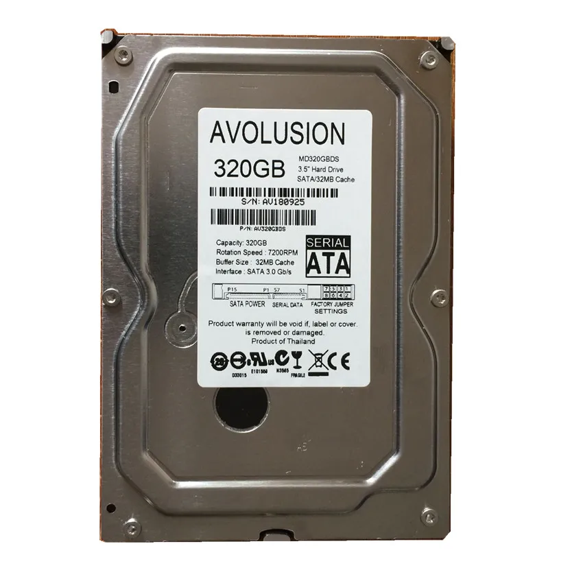 320 Гб HDD SATA 3 5 дюйма 7200 об/мин 16 Мб кэш класс безопасности предприятия CCTV жесткий