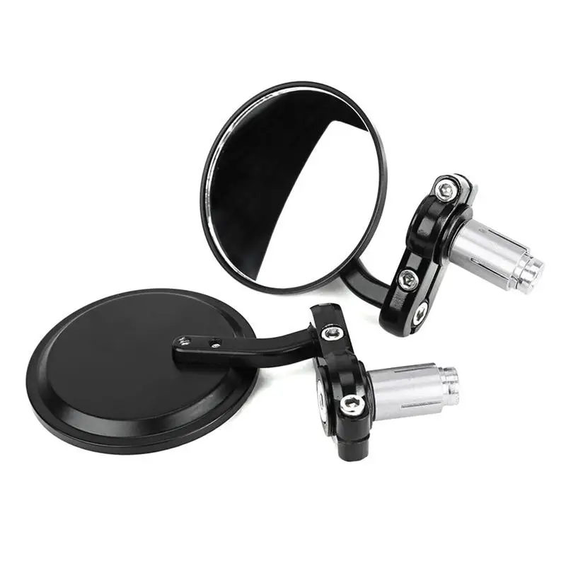Pair of Motorcycle Motorbike Rear View Mirrors Rearview Side for 7/8 Inch Handlebars (Black) | Автомобили и мотоциклы