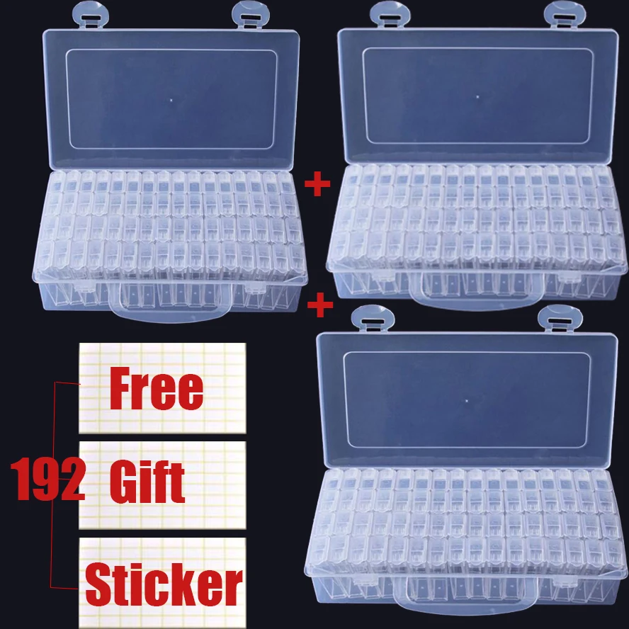 ^Cheap New Plastic Diamond Painting Accessories 64pcs Bottles Container Storage Box Diamant Painting Holder Daimond painting Box ^Cheap New Plastic Diamond Painting Accessories 64pcs Bottles Container Storage Box Diamant Painting Holder Daimond painting Box