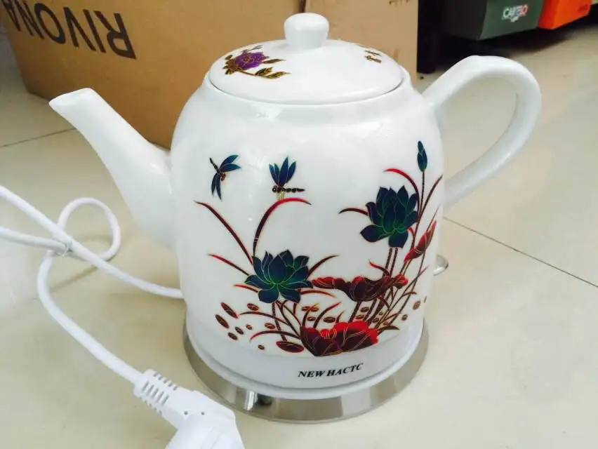 Hot Sale Buautiful Color Changeable Ceramic Electric Heating Kettle