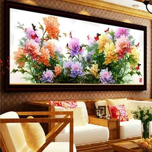 Cna 5D diy mosaico de arte de la costura peony flor diamante pintura pegada rhinestone pintura diamante de punto de cruz bordado de flores de diamantes
