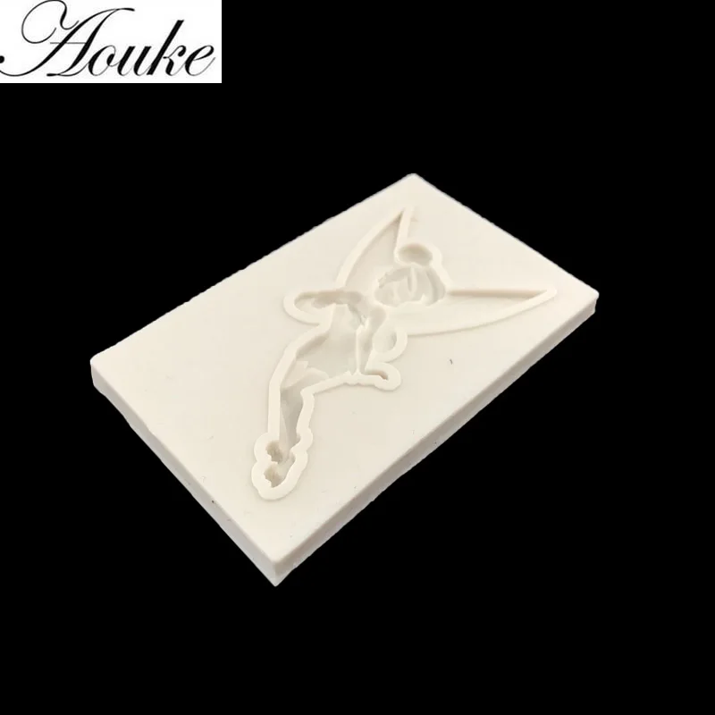 3D Flower Fairy Silicone Mold Kitchen DIY Cake Baking Decorations Fudge Dessert Cookie Chocolate Moulds Plaster Clay Tools silicone mold cake decorating tools