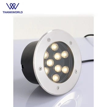 

Top selling Recessed led floor lights 9W garden light outdoor inground lighting 110v 220v led step light landscape ground lamps
