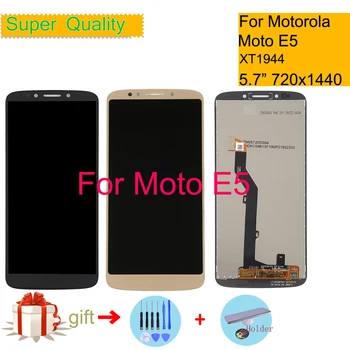 

ORIGINAL For Motorola Moto E5 XT1944 LCD Display Touch Screen Digitizer Sensor Complete LCD Assembly Monitor Module Replacement