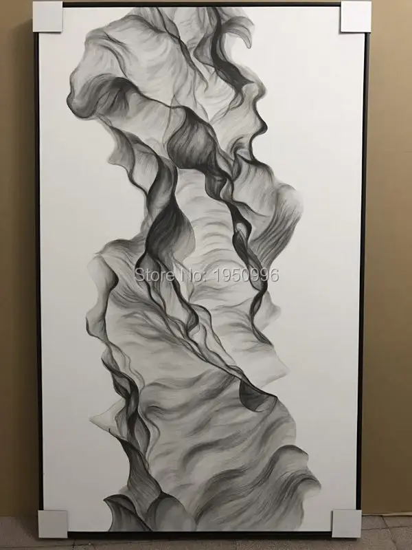 

Белая и черная китайская настенная живопись ручная роспись Картина маслом висячая картина Современная Осенняя картина для декора комнаты картины холст