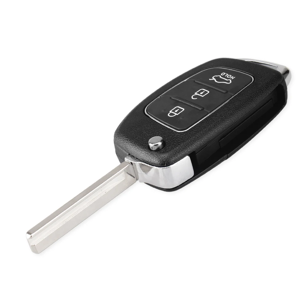 Ключ KEYYOU для Hyundai Solaris ix35 ix45 ELANTRA Santa Fe New Verna 3/4 кнопочный корпус автомобильного