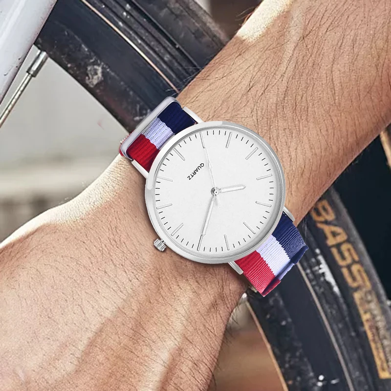 

Nylon strap Style Quartz Couple Top Brand Watches Fashion Casual Fashion Wristwatch Hot Sale Watch Montre Femme Relogio Feminino